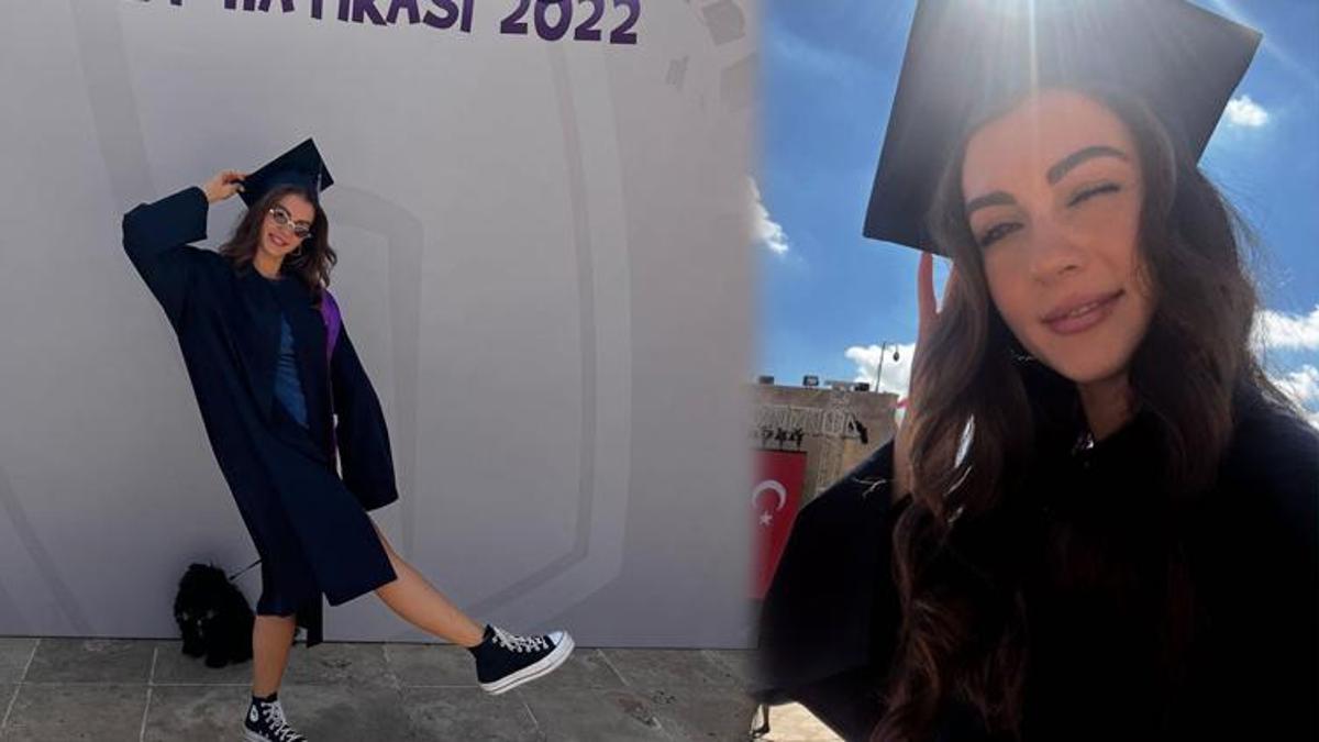 Burcu Özberk, 32 yaşında üniversiteden mezun oldu!