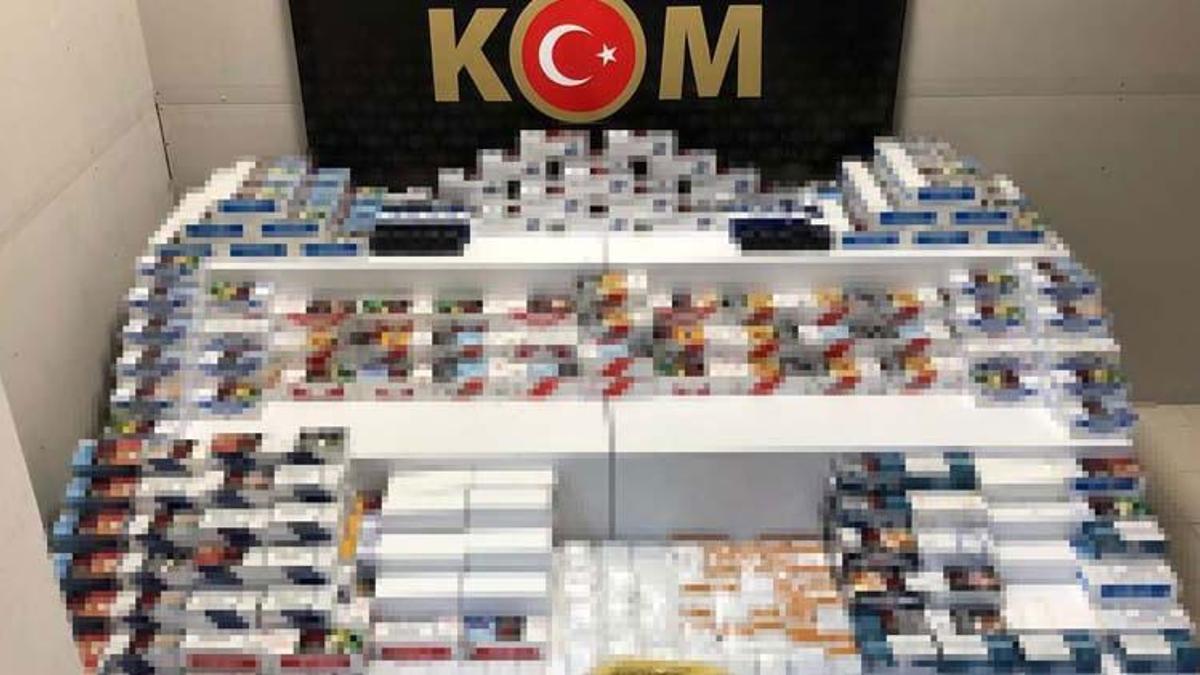 "Nefes" operasyonu: 57.632.160 adet makaron ele geçirildi