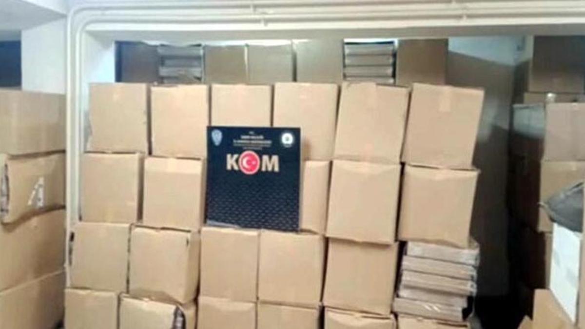 İzmir'de 100 milyon TL'lik kaçakçılık operasyonu