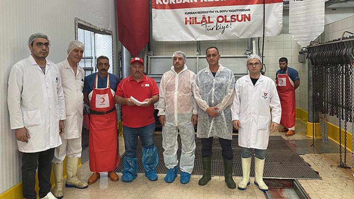 Kızılay, Türkiye dahil 22 ülkede kurban kesimlerine başladı