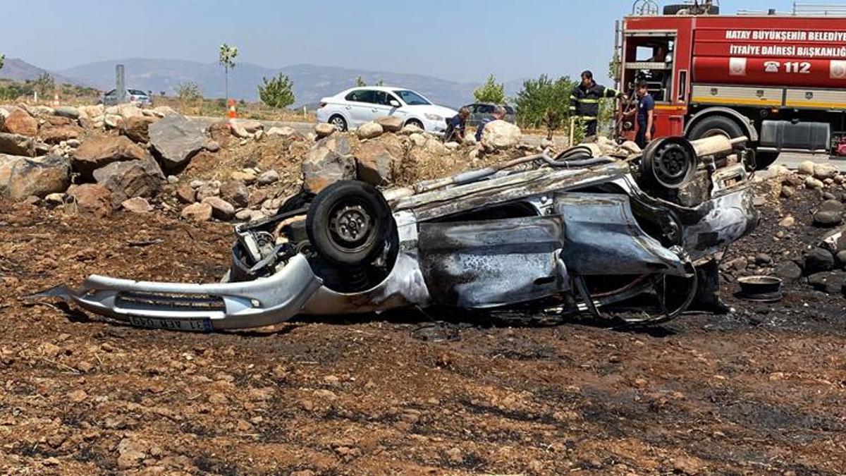 Hatay’da takla atan otomobil, hurdaya döndü: 4 ölü, 2 yaralı