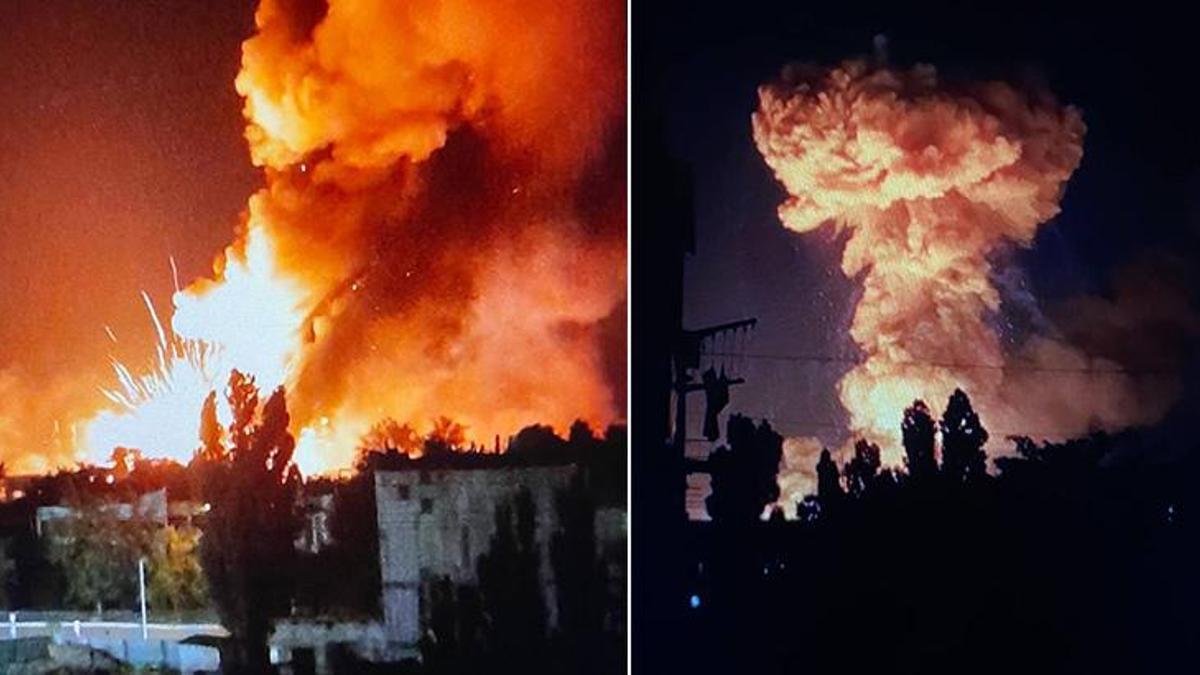 Ukrayna, Rusya’ya ait mühimmat deposunu vurdu: 100 ölü, 200 yaralı