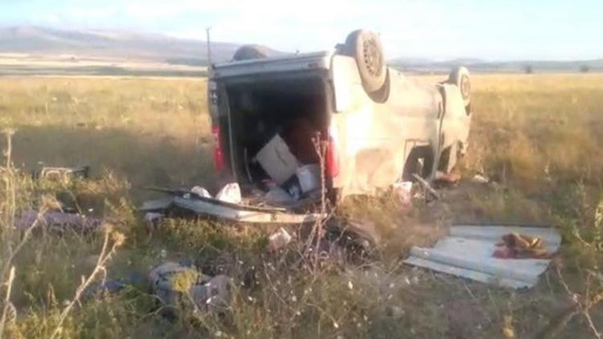 Nevşehir'de araç takla attı: 1 ölü, 4 yaralı