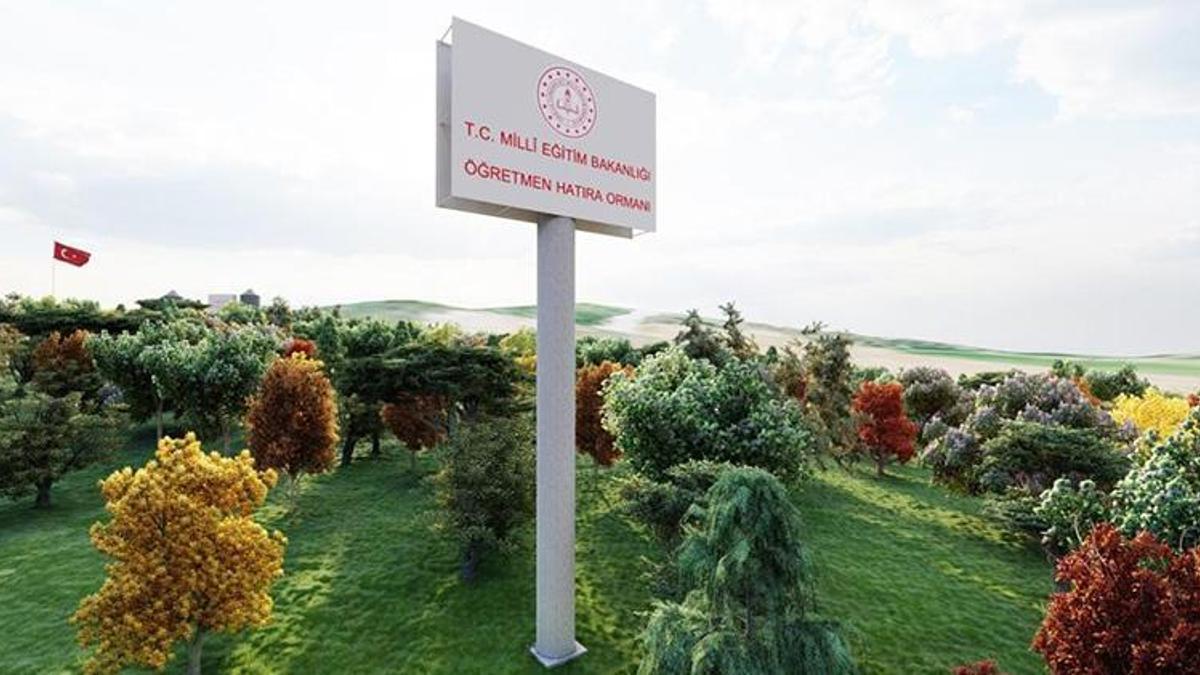 Başkente şehit öğretmenler için hatıra ormanı ve anıt