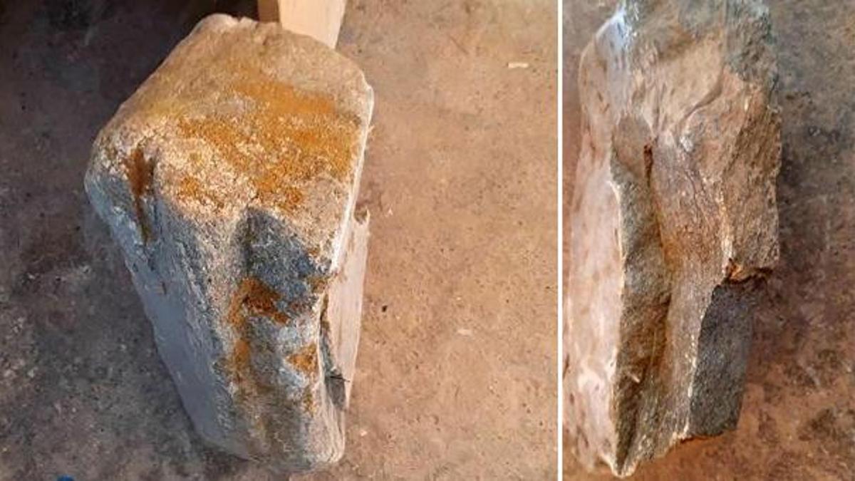 Köyde bulundu! Taş sandı ama gerçek başka çıktı, tam 50 kilo...