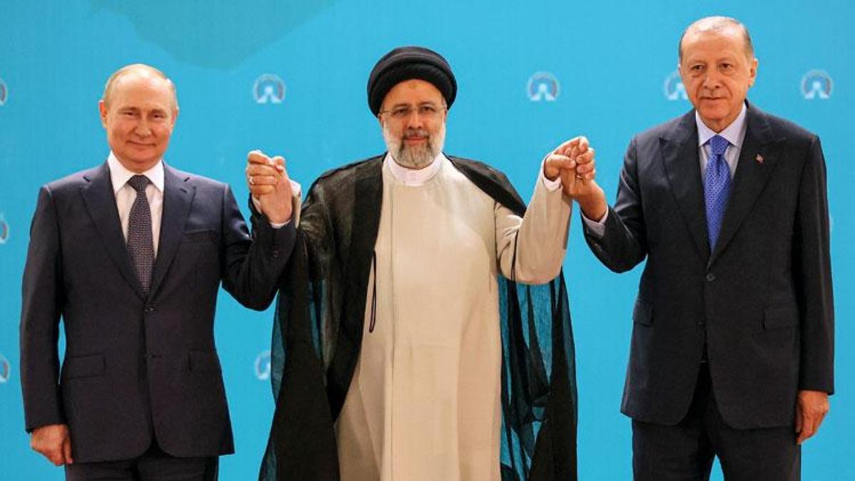 Putin'den Erdoğan'a teşekkür! İran'daki kritik üçlü zirve dünya basınında...