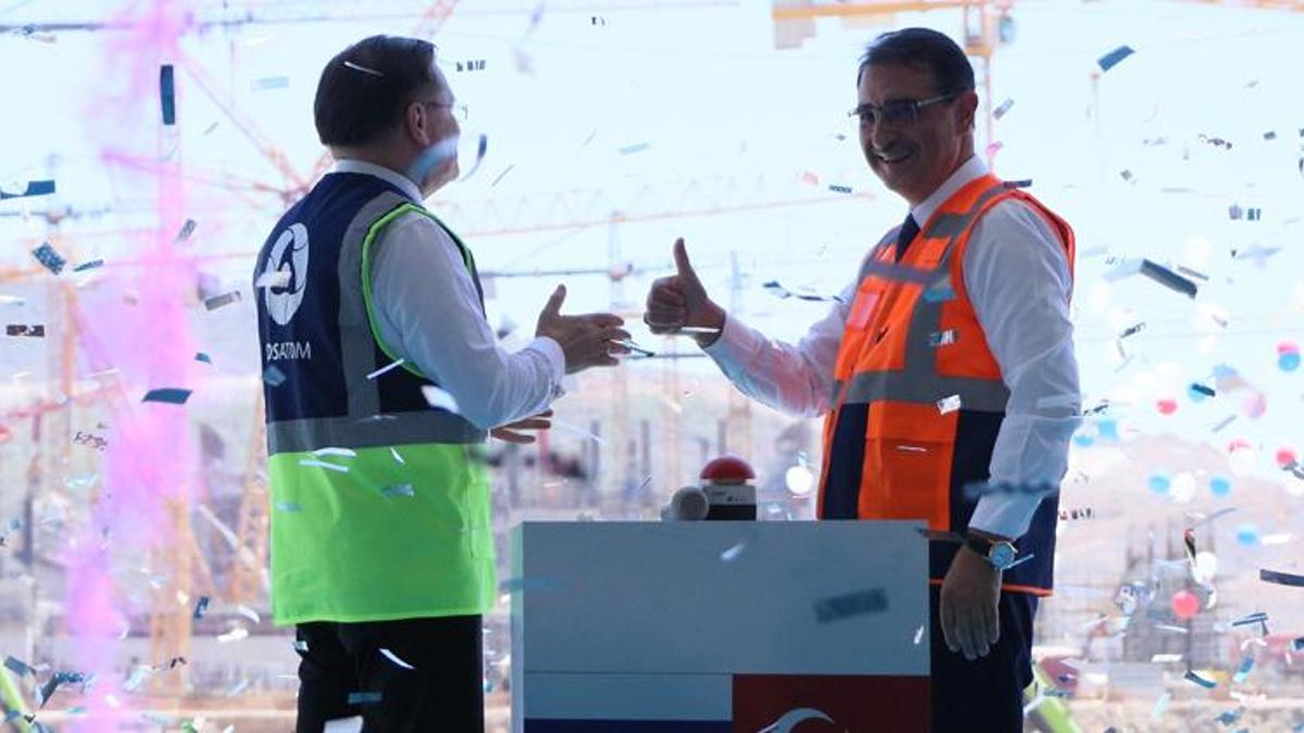 Akkuyu’da son reaktörün temeli atıldı! Bakan Dönmez duyurdu: Tünelin ucundaki ışık göründü