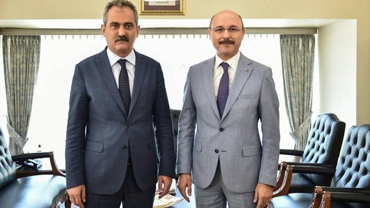 Türk Eğitim-Sen Başkanı Geylan, Bakan Özer’i ziyaret etti