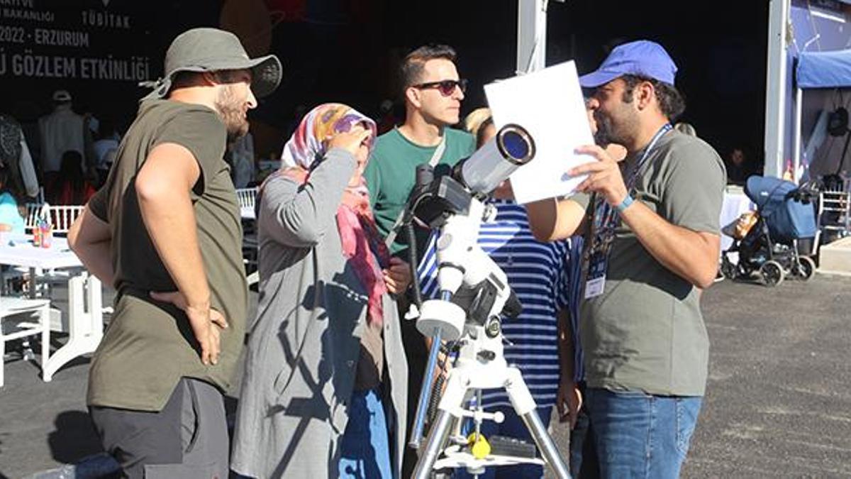 Erzurum'da 3 gün sürecek gökyüzü gözlem etkinliği başladı