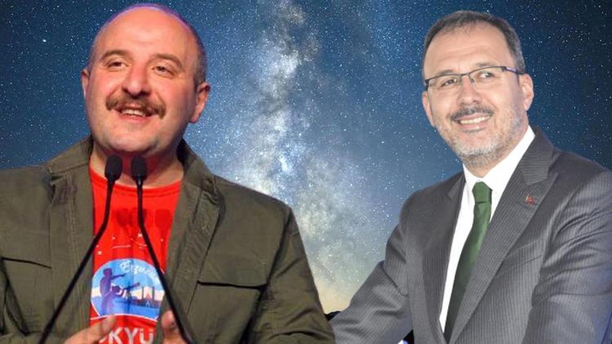 Bakan Kasapoğlu ve Varank, Anadolu’nun çatısından uzayı izlediler