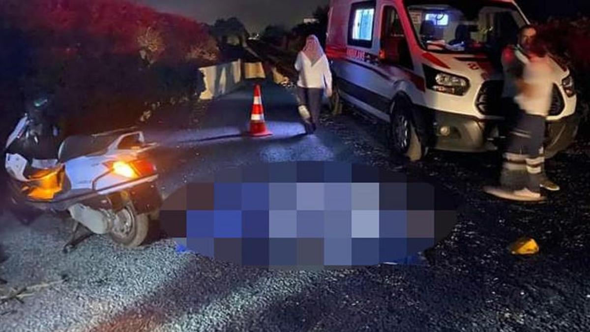 İzmir'de motosiklet devrildi: 1 ölü, 1 yaralı