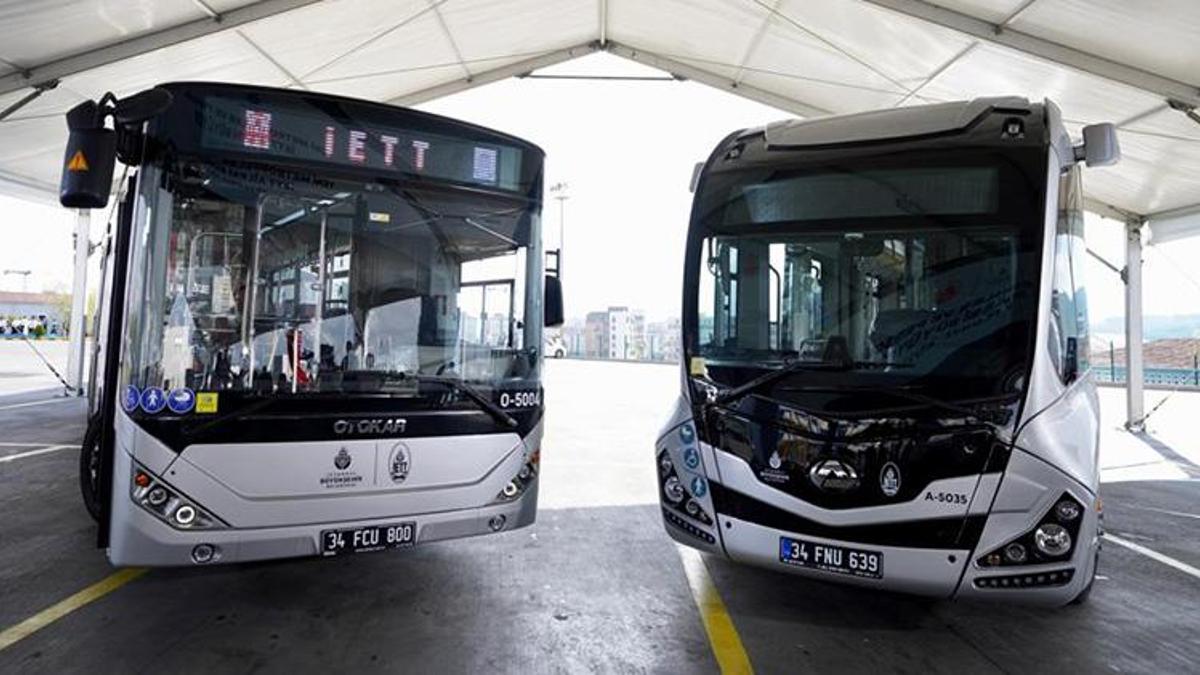 100 yeni metrobüsün hizmete alım töreni yapıldı