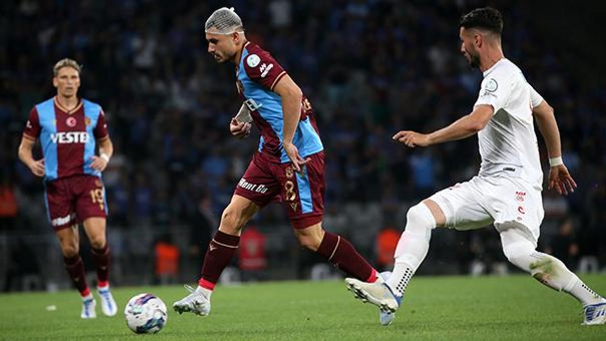 Trabzonspor: 4 - Sivasspor: 0! TFF Süper Kupa'nın şampiyonu 3. kez Trabzonspor