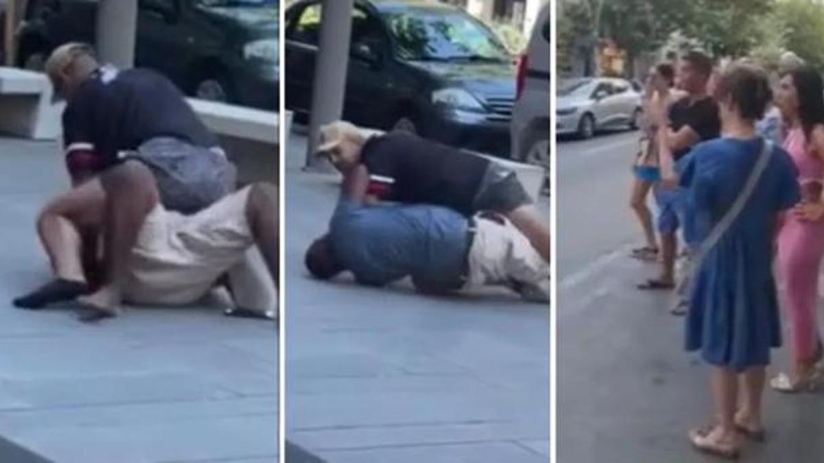 Avrupa'nın göbeğinde vahşet! Sokak ortasında döverek öldürdü