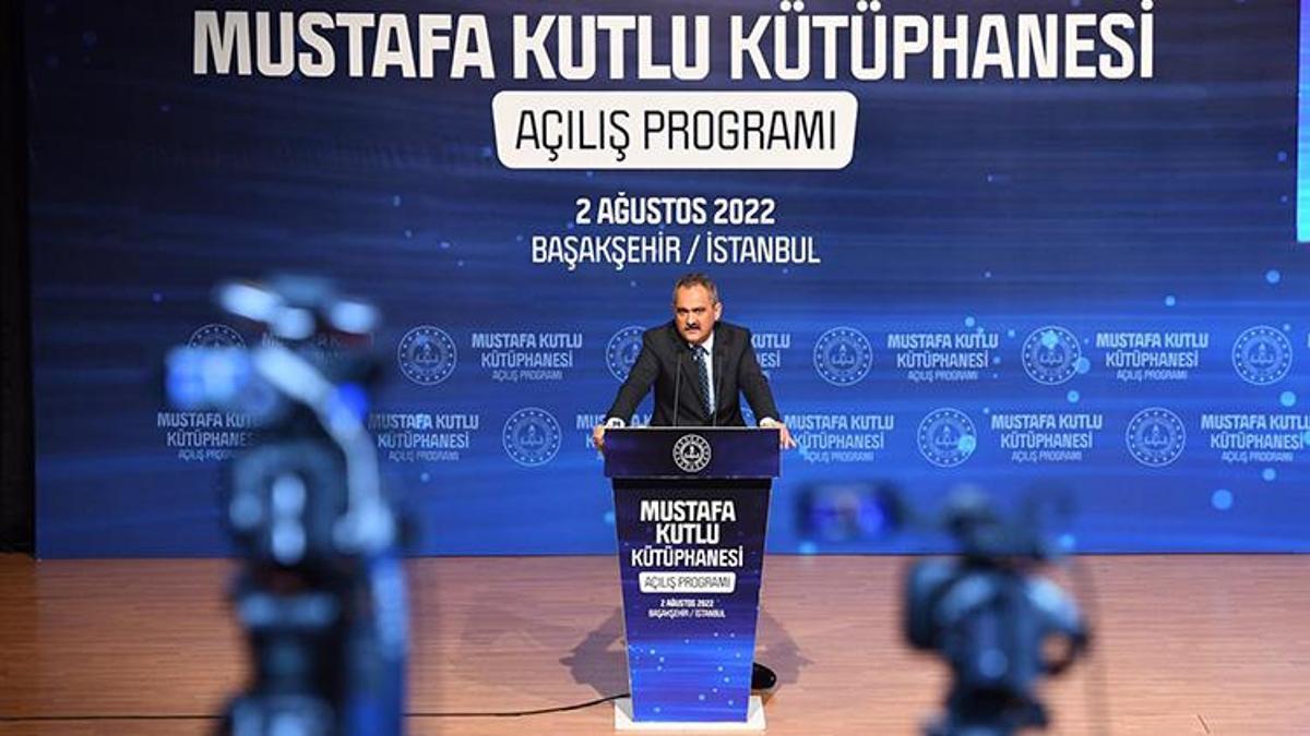 Bakan Özer: Kütüphanesi olmayan okul kalmadı