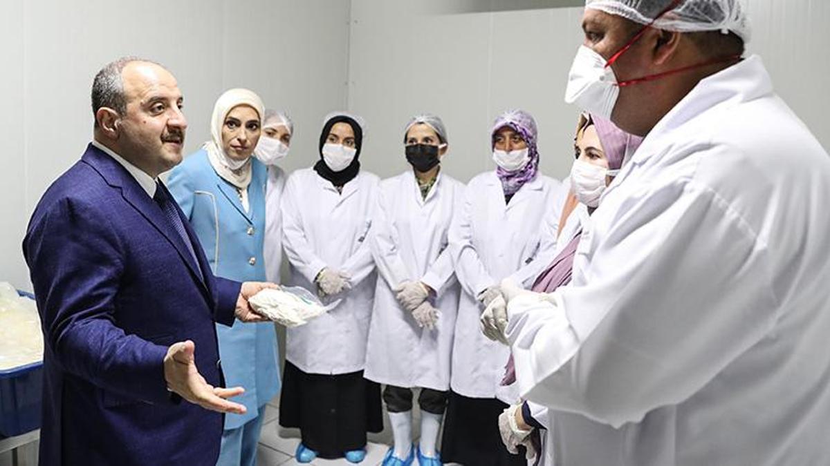 Bakan Varank, Erzurum'da süt ürünleri tesisini açtı