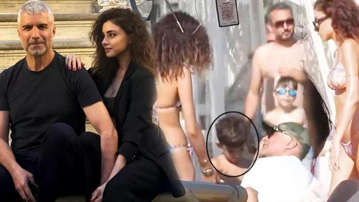 Özcan Deniz, oğlu Kuzey ve sevgilisi ile tatilde!