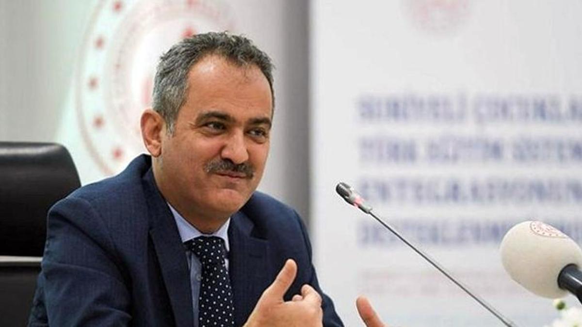 Milli Eğitim Bakanı Mahmut Özer'den flaş açıklama!