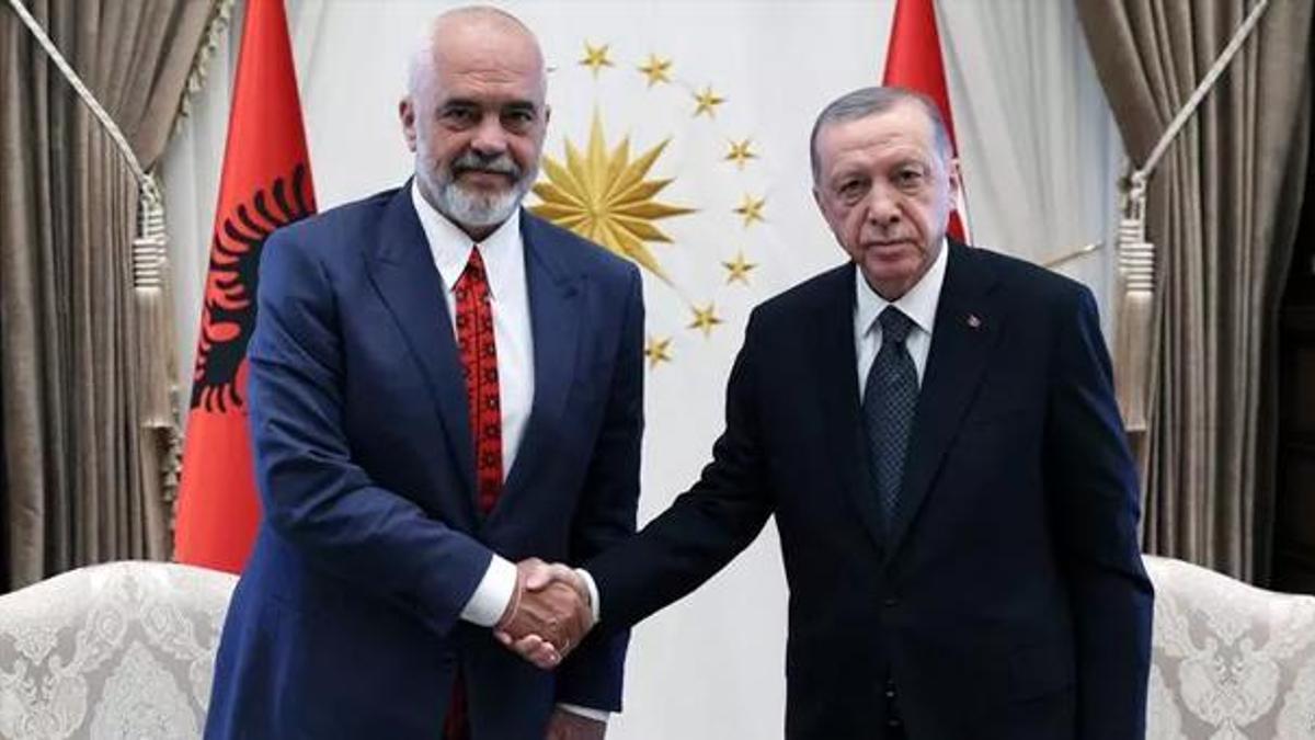Cumhurbaşkanı Erdoğan, Arnavutluk Başbakanı Rama'yı kabul etti