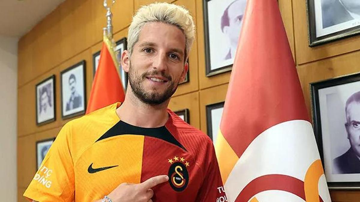 Galatasaray'da Dries Mertens'in forma numarası belli oldu