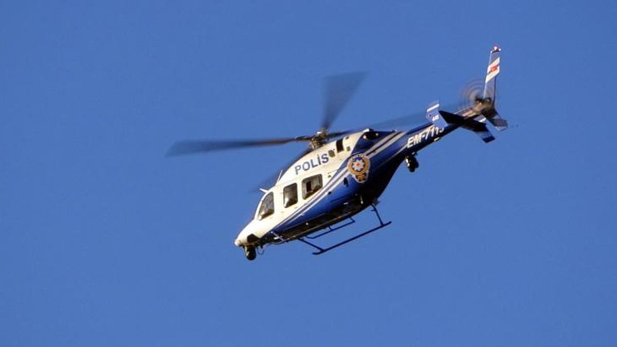 İstanbul'da helikopter destekli huzur uygulaması yapıldı