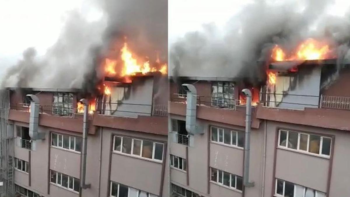 Başakşehir Çorapçılar Sanayi Sitesi'nde yangın