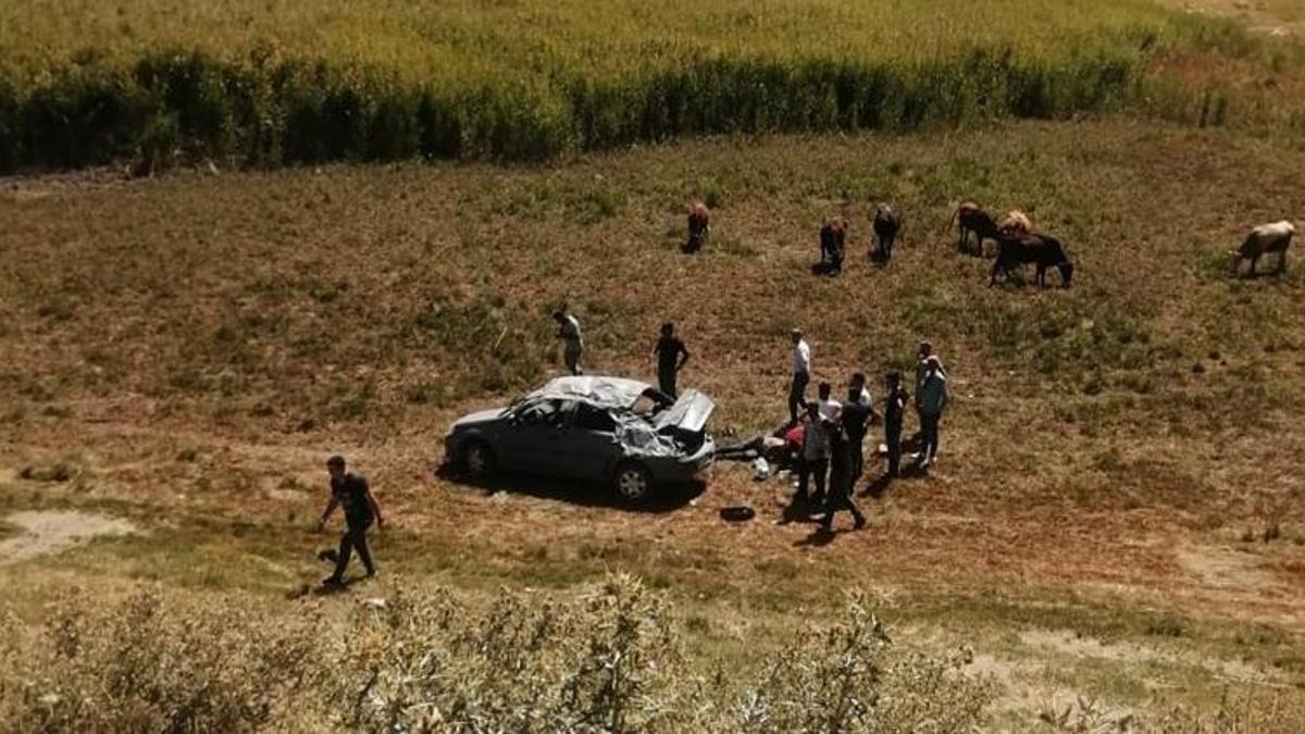 Van'da otomobil takla attı: 1 ölü, 4 yaralı