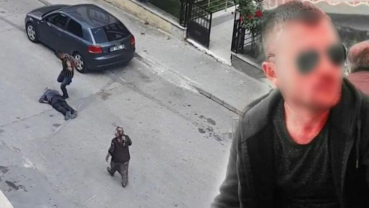 Taciz iddiası sonrası çılgına döndü! Sokak ortasında dakikalarca tekmeledi