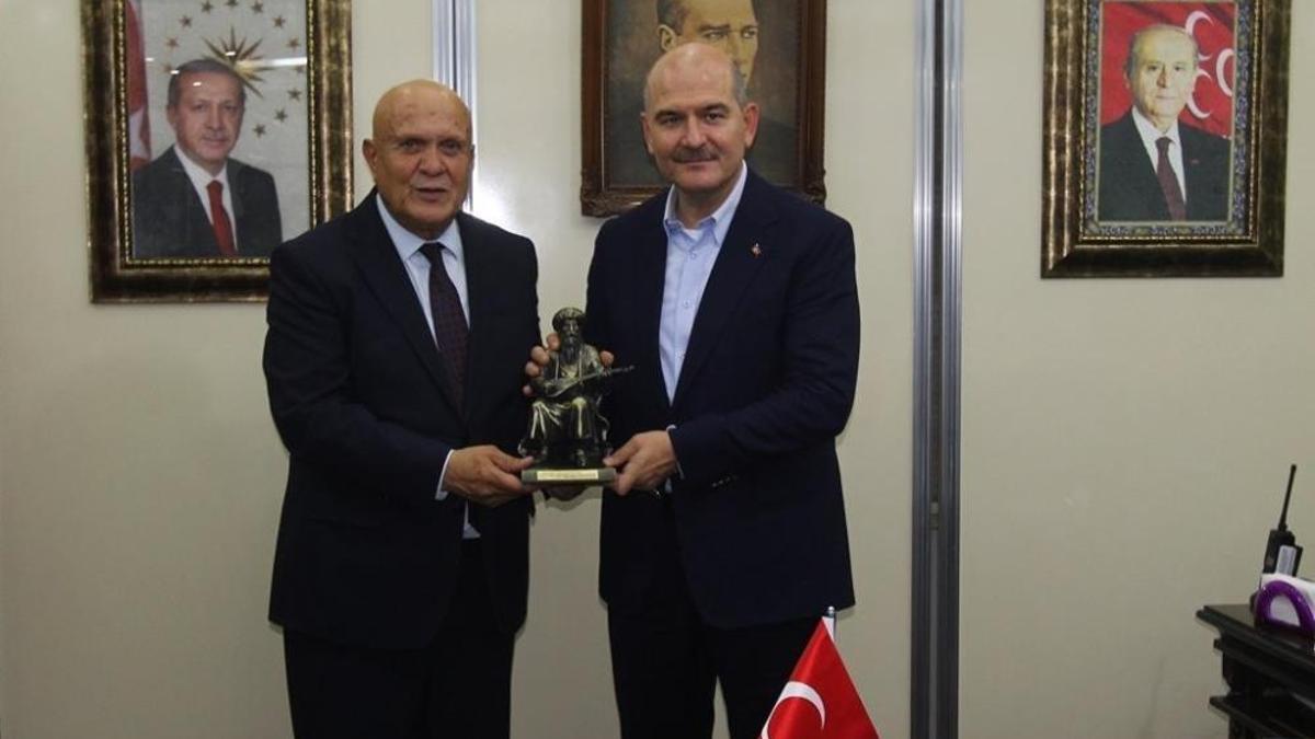 İçişleri Bakanı Soylu’dan Bayburt Belediyesine ziyaret