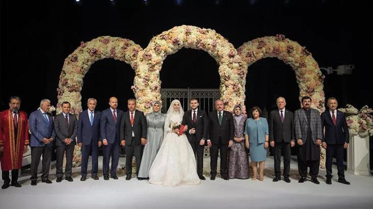 TBMM Başkanı Şentop'un oğlu dünyaevine girdi