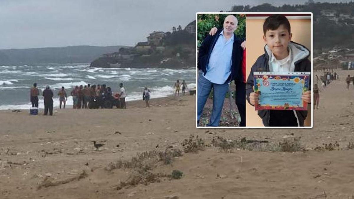 Sarıyer'de denizde dalgalara kapılan baba boğuldu oğlu kayıp