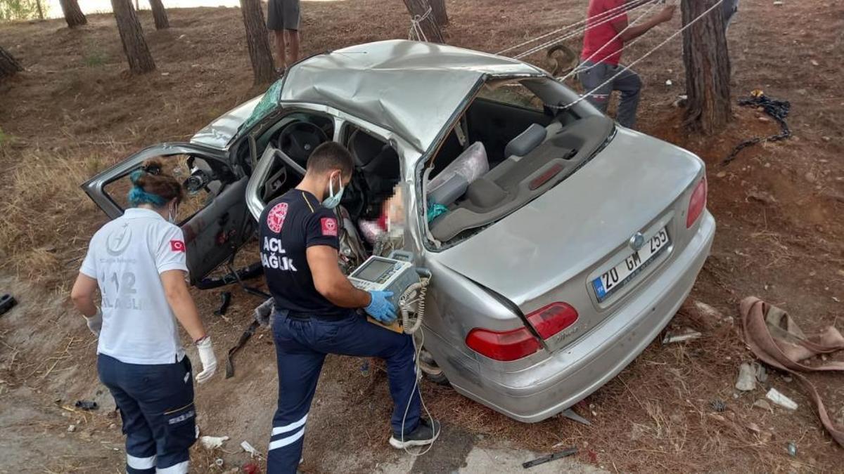 Aydın’da trafik kazası: 2 ölü, 4 yaralı