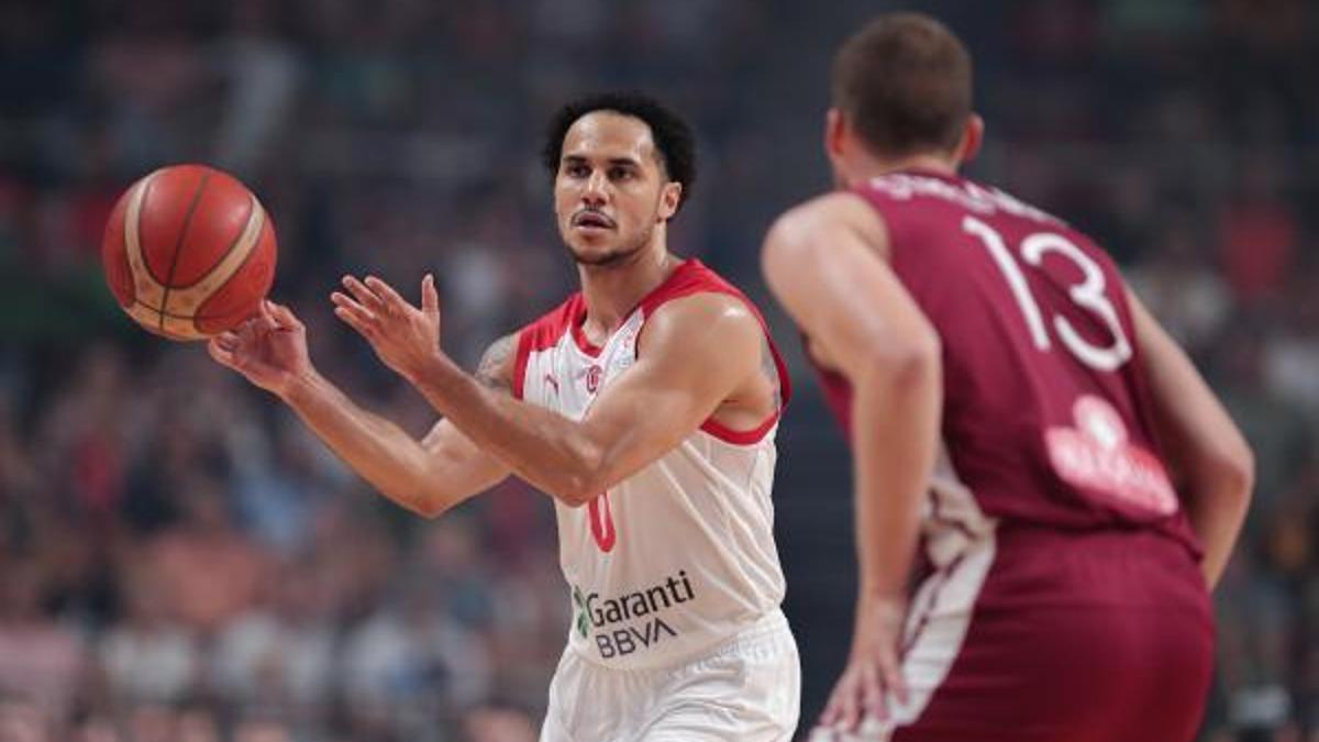 A Milli Erkek Basketbol Takımı, Letonya'ya mağlup oldu