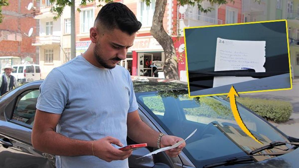 Sileceğe bırakılan kağıdı ceza sandı, gerçek başka çıktı