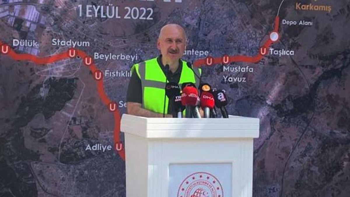 Bakan Karaismailoğlu: Taş üstüne taş koymaktan aciz olanlar, projelerimizi eleştiriyor
