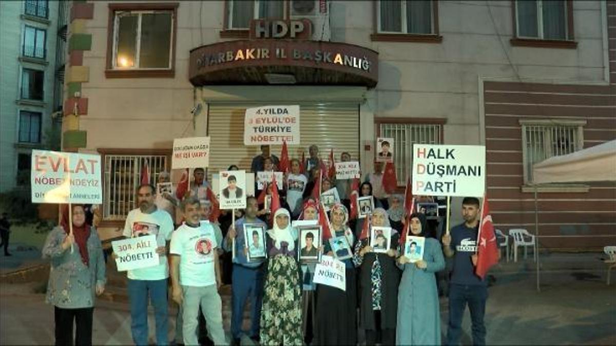 Diyarbakır'da evlat nöbetindeki aile sayısı 304 oldu