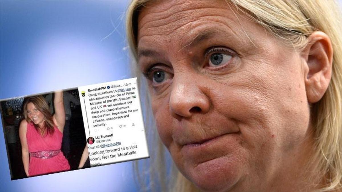 İsveç Başbakanı Andersson Liz Truss yerine yanlış kişiyi kutladı sosyal medyada alay konusu oldu!