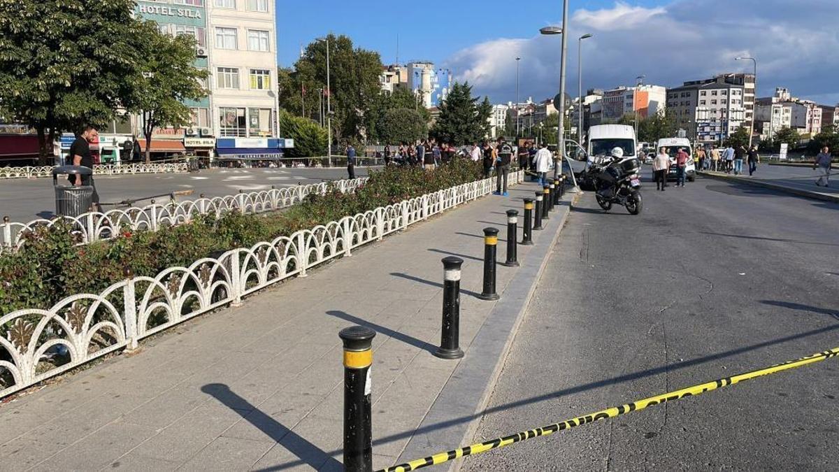 Fatih’te doldur boşalt yapan polis, meslektaşını vurdu