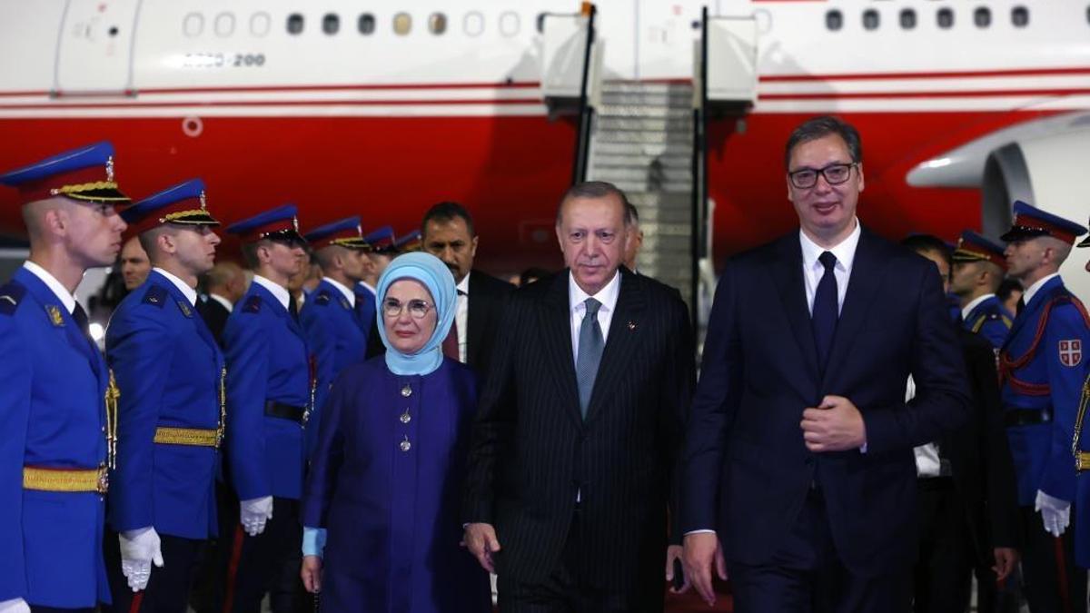 Cumhurbaşkanı Erdoğan, Sırbistan’da