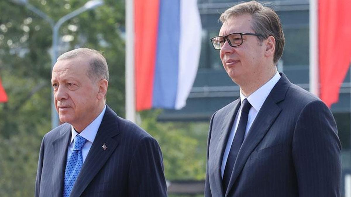 Cumhurbaşkanı Erdoğan Sırbistan'da