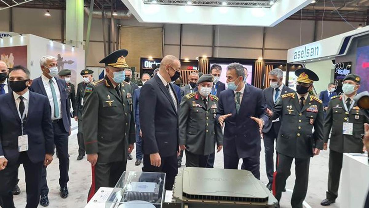 ASELSAN, ADEX 2022'de Azerbaycan Cumhurbaşkanı Aliyev'i ağırladı