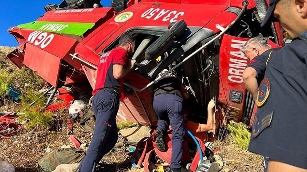 Mersin'deki yangın sonrası 8 orman personelinin tedavisi sürüyor