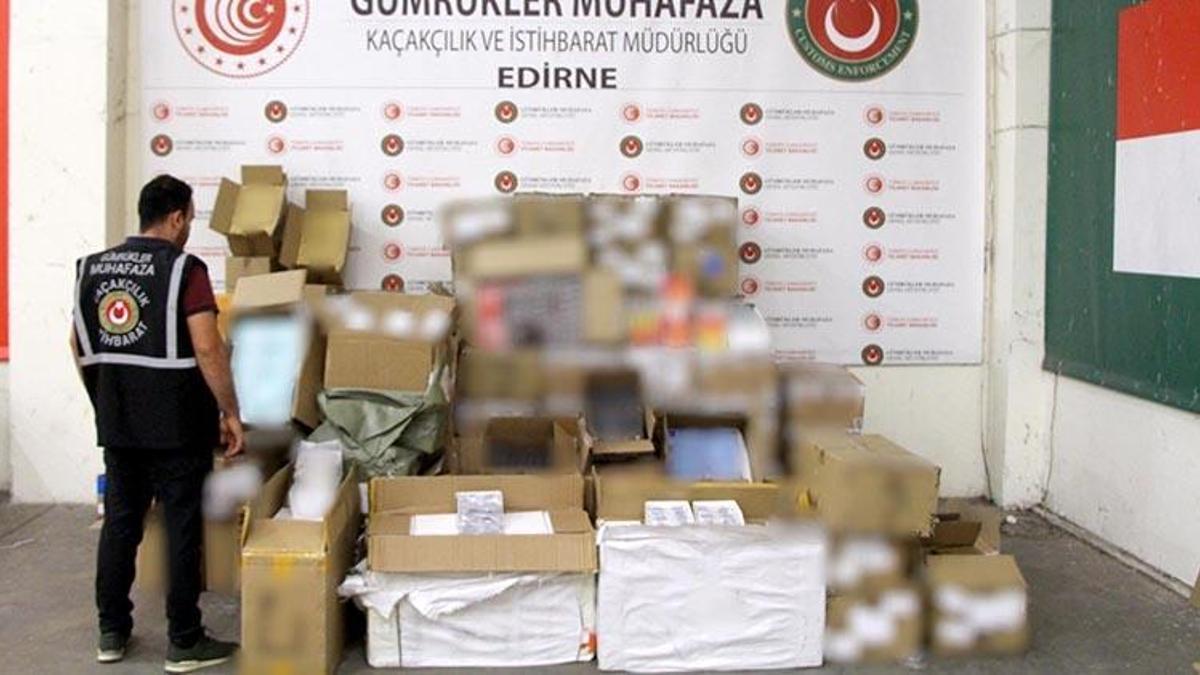 Kapıkule'de 10 milyon lira değerinde kaçak eşya ele geçirildi