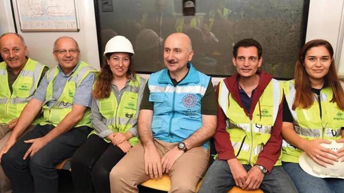 Tavşantepe-Sabiha Gökçen Metro Hattı'nda test sürüşü yapıldı