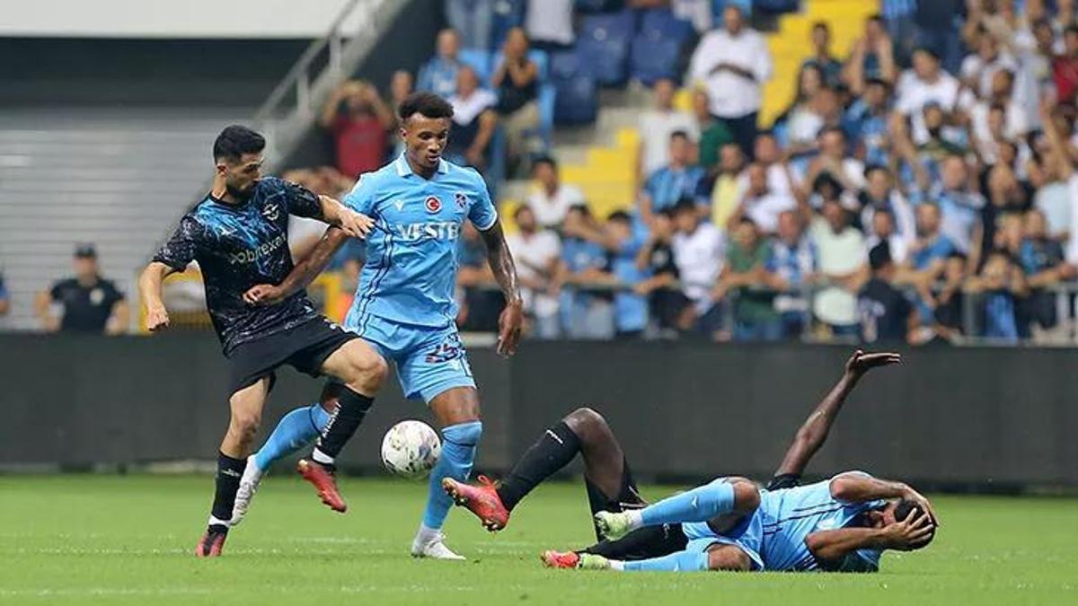 Trabzonspor, Adana Demirspor deplasmanında üzüldü!