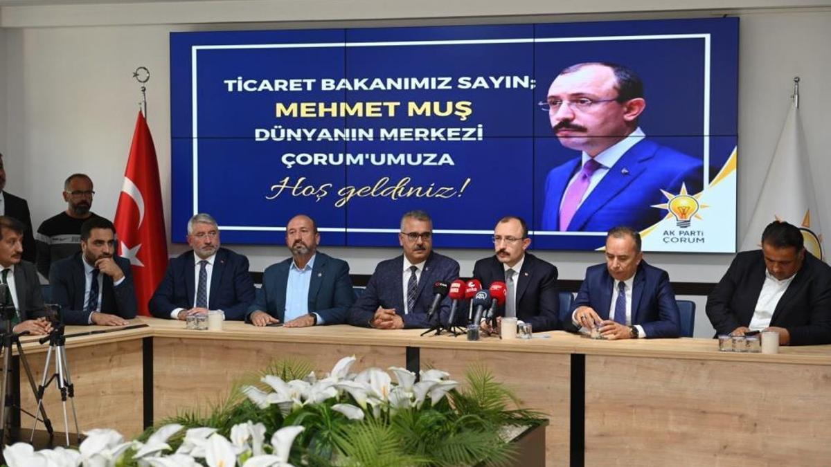 Bakan Muş: Hızlı tren hattına entegre olmasıyla birlikte Çorum üretim ve imalatta çok farklı bir noktaya gelecek