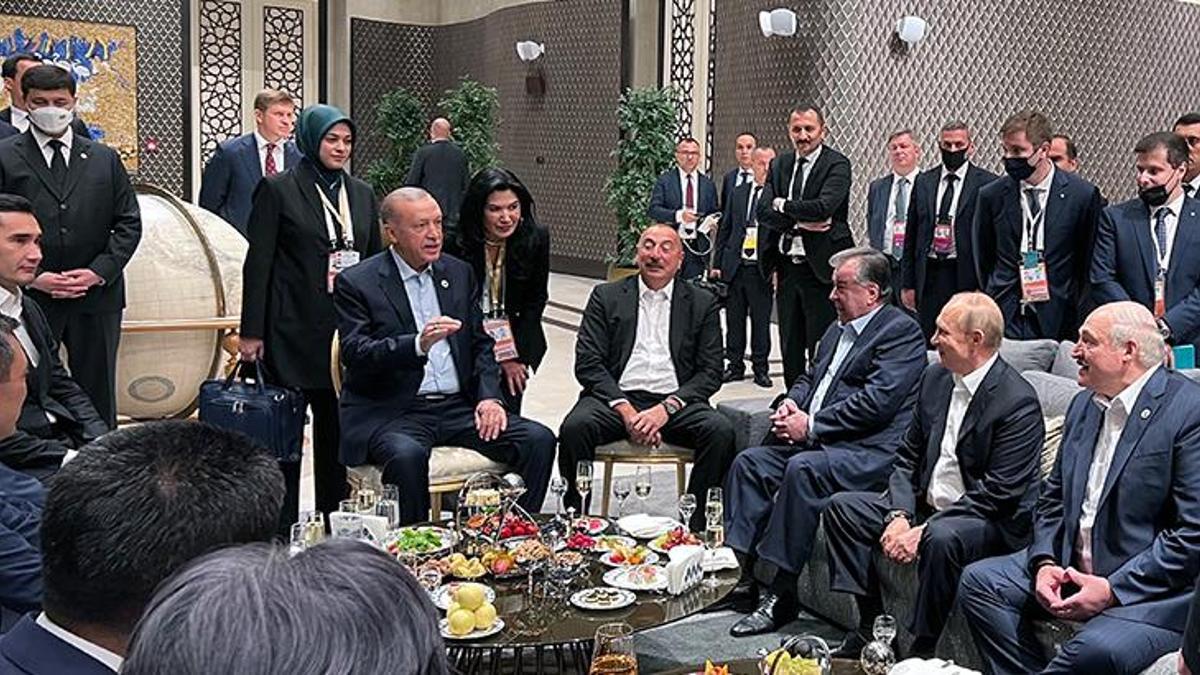 Cumhurbaşkanı Erdoğan ve liderler, zirve öncesi bir arada! Paylaşılan kareler dikkat çekti