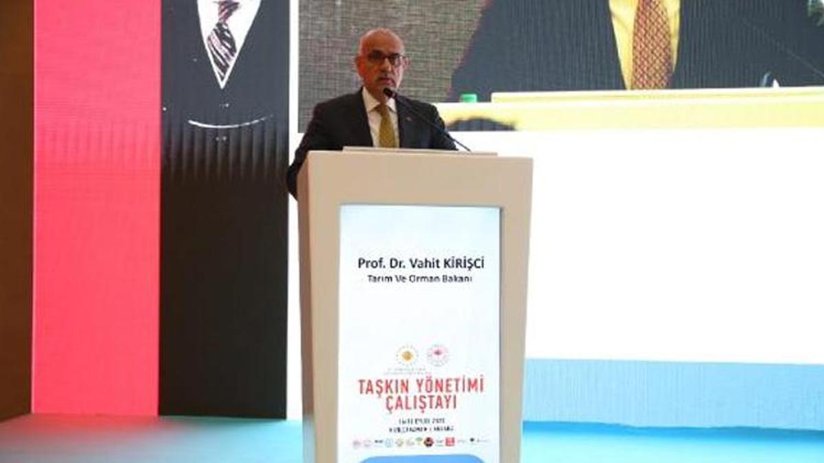 Bakan Kirişci: Taşkın kanununun mevzuatımıza kazandırılması gerekir