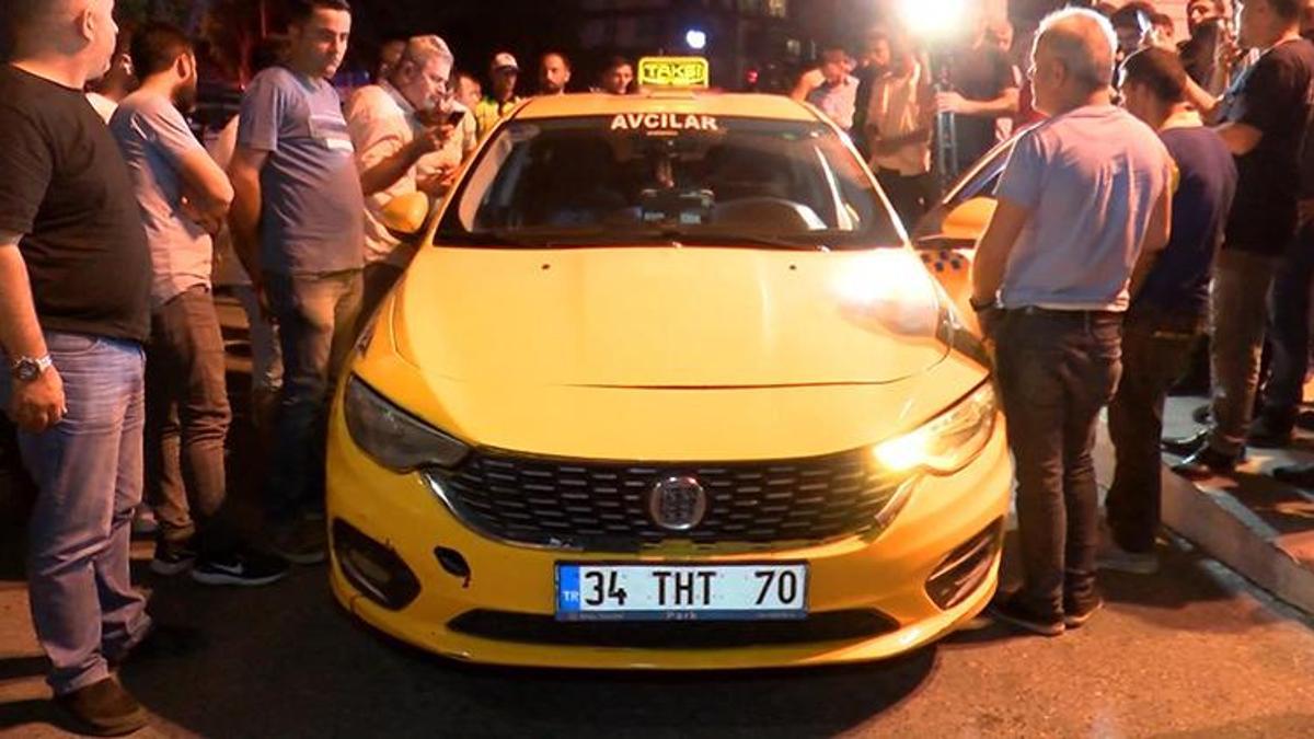 Müşterinin 'boş fiş' isteğini reddeden taksiciye falçatalı saldırı