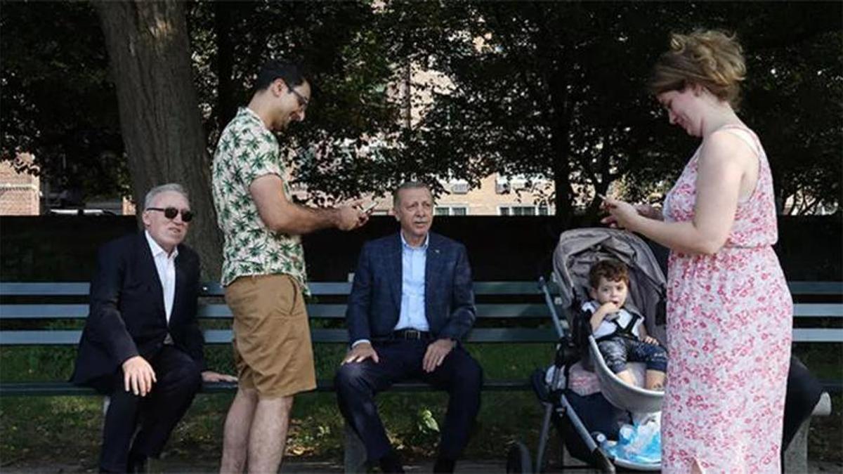 Cumhurbaşkanı Erdoğan'dan Central Park'ta yürüyüş